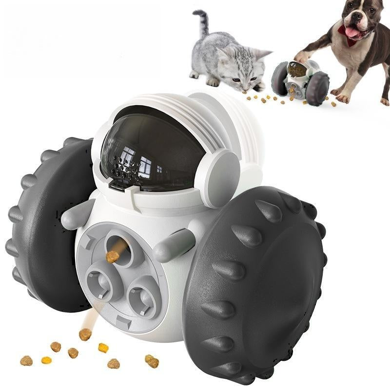 Dog Toy Balance Car, Pet Treat Dispenser, Teething Chew Toy for Families with Pets