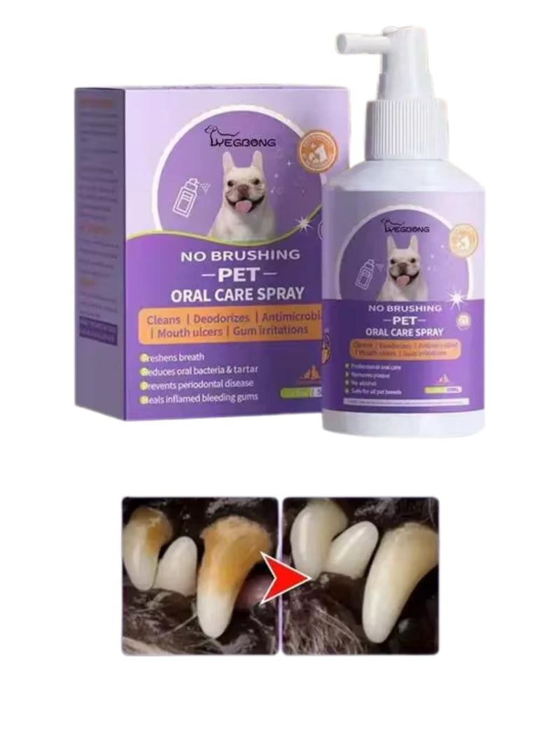 Pet Oral Cleanse Spray 50ml – Fresh Breath and Teeth Cleaning for Dogs and Cats