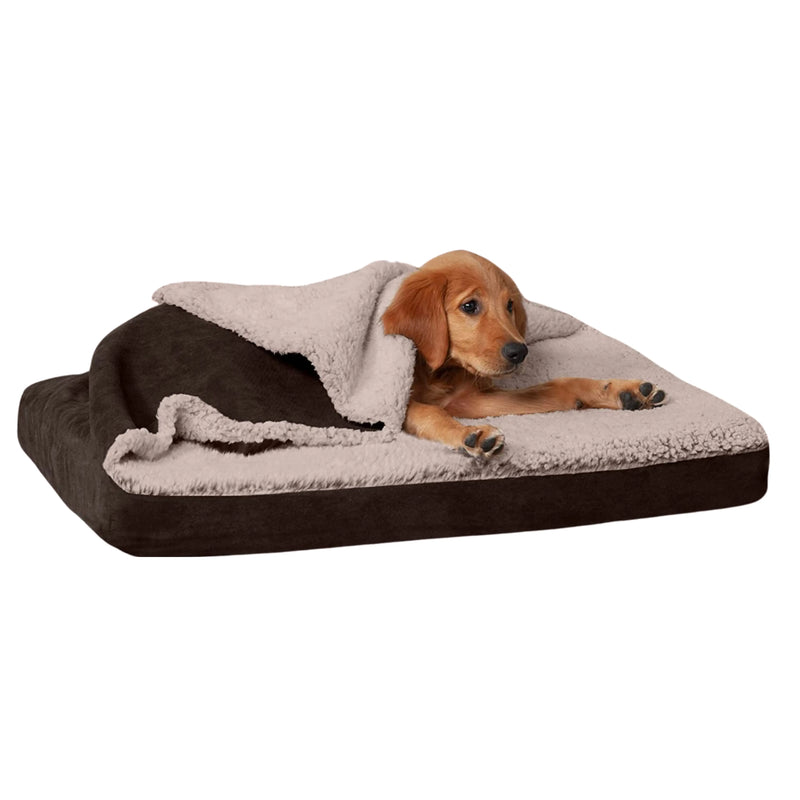 Memory Foam Dog Bed with Washable Cover – Ultimate Comfort for Large Dogs